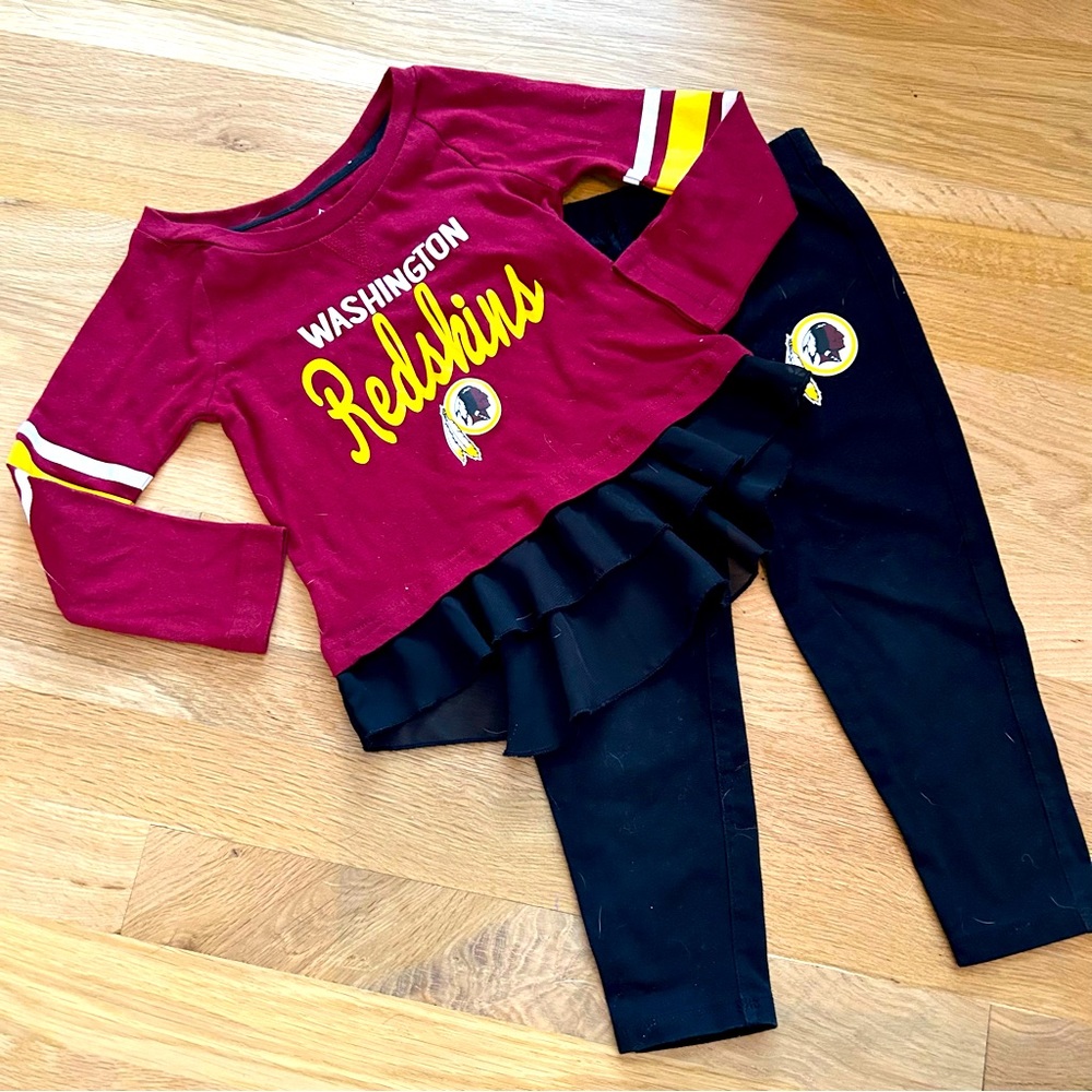 NFL Washington Redskins Girls 24 Month Top and Pants Set